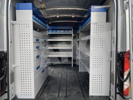 aluminium van Shelving 