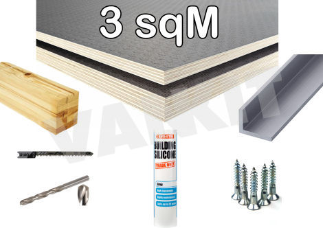 3 Sq Metre False Floor Kit