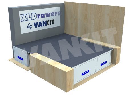 Small Van L1 Under Floor Drawer Kit 310mm