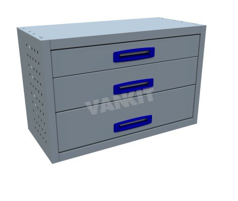 3 Drawer Cabinet - 760mm Wide