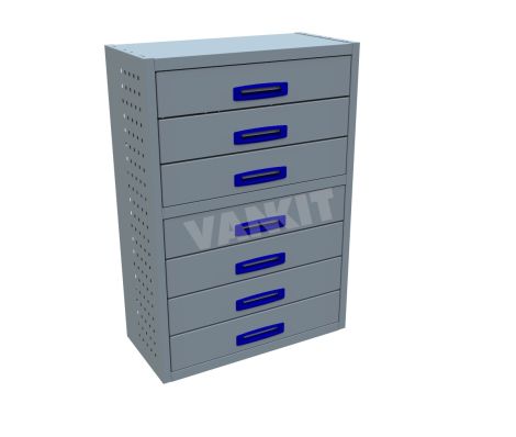 7 Drawer Cabinet - 760mm Wide