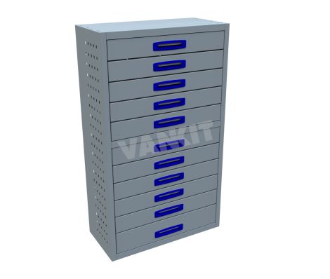 11 Drawer Cabinet - 760mm Wide