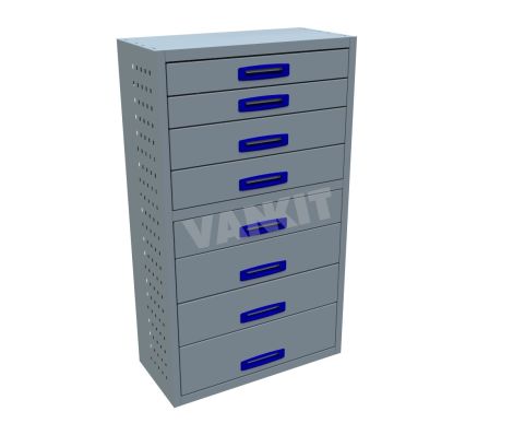 8 Drawer Cabinet - 760mm Wide