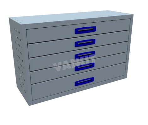 5 Drawer Cabinet - 1014mm Wide