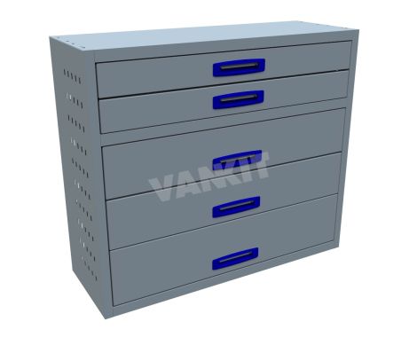 5 Drawer Cabinet - 1014mm Wide