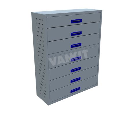 7 Drawer Cabinet - 1014mm Wide