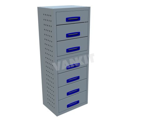 7 Drawer Cabinet DEEP - 507mm Wide