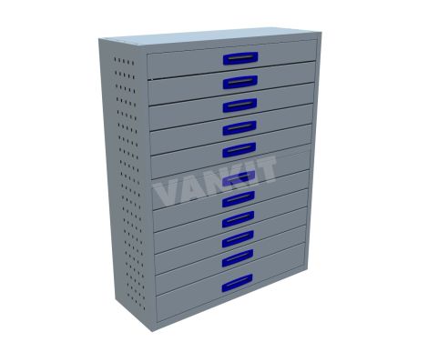 11 Drawer Cabinet DEEP - 1014mm Wide