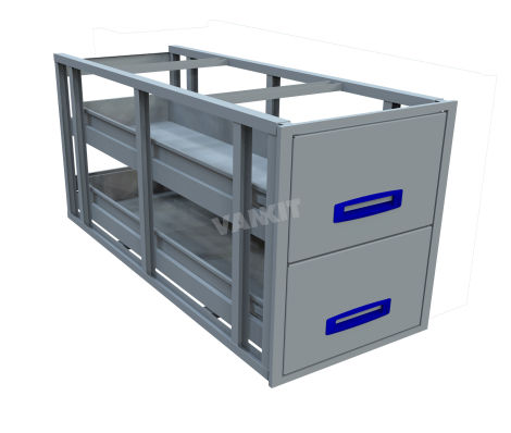 XLD Under Floor Drawer  1.25m - 2 Drawer