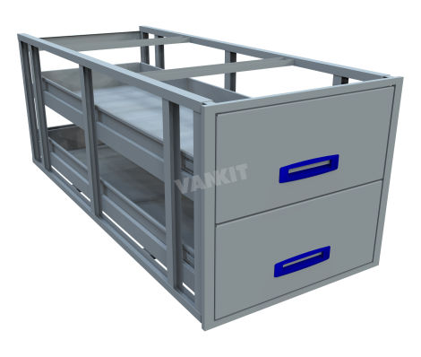 XLD Under Floor Drawer  1.50m - 2 Drawer