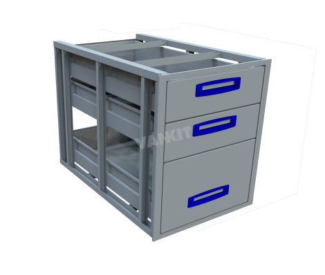 XLD Under Floor Drawer  0.75m - 3 Drawer