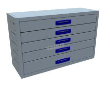 5 Drawer Cabinet - 1014mm Wide