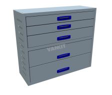 5 Drawer Cabinet DEEP - 1014mm Wide