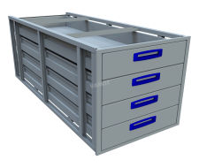 XLD Under Floor Drawer  1.50m - 4 Drawer