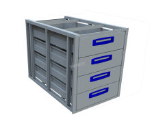 XLD Under Floor Drawer  0.75m - 4 Drawer